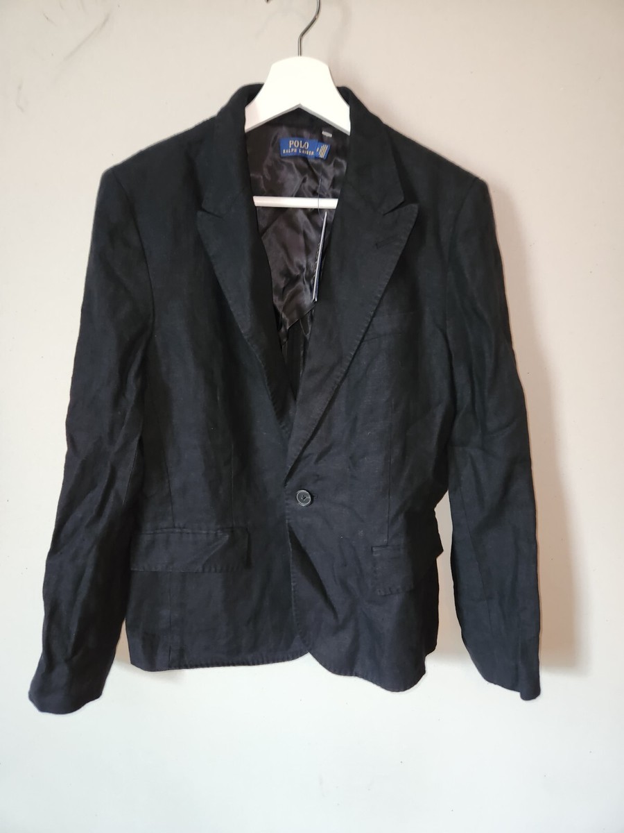 アウターその他 POLO RALPH LAUREN Woman Blazer Black 290954300 001 NWT Ralph Lauren Polo Black Single Button Blazer Jacket