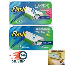 Flash Speed Mop Wet Cloths Refills (12 Pack OR 48 Pack) Speed Mop Refill UK
