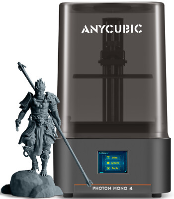 ANYCUBIC Photon Mono 4 Resin 3D Drucker 10.1'' LCD UV harz Cure 3D Printer