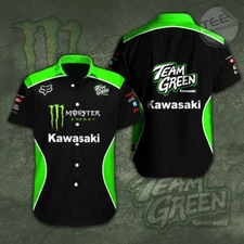 Kawasaki Racing Team short sleeve shirts Gift for fans
