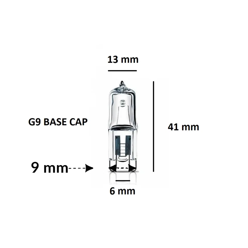 AEG 40watt G9 socket Halogen Oven Cooker Lamp Appliance Light Bulb Pack of 2 - Image 4 of 4