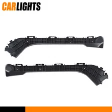 1 Pair Rear Bumper Cover Retainer Brackets Black Fit For 10-15 Toyota Prius