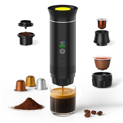 Tragbare Kaffeemaschine mit Selbstaufheizung & USB-C - Espressomaschine