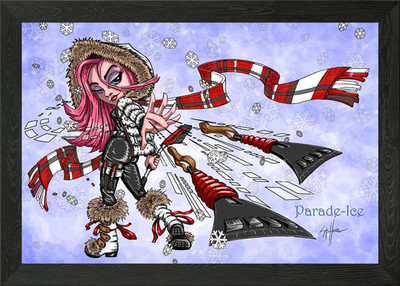 Parade Eis gerahmtes Wandbild Poster Leinwanddruck Bild