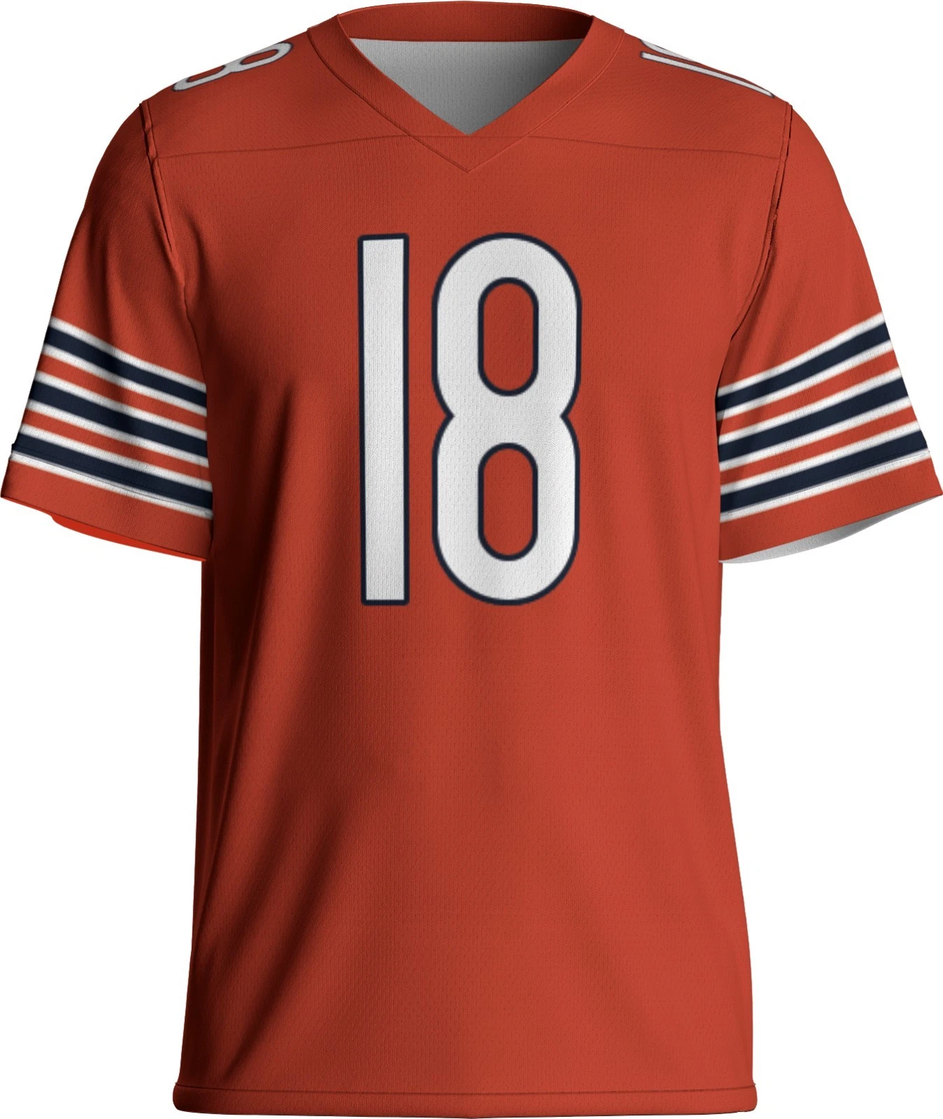 Custom Caleb Williams Orange Jersey