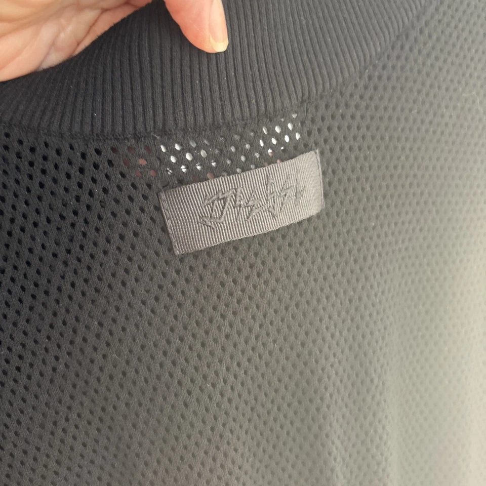 Vestido de Diseñador Diesel Negro Neón Midi Tejido Y2K Talla Lg En Etiqueta Foto 4 de 4