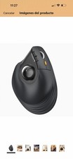 ProtoArc Ergonomic Vertical Trackball Mouse Wireless Bluetooth 2.4G Black
