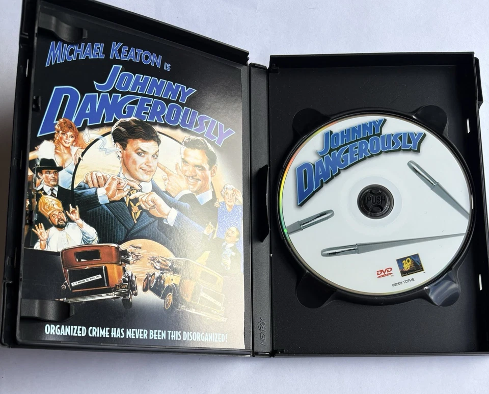 Johnny Dangerously DVD 1985 Michael Keaton - Region 1 - Free Aus Post! w Insert - image 3 of 3