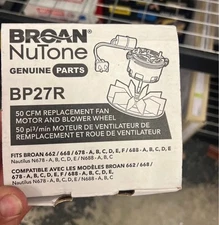 Broan-NuTone Metal Replacement Bath fan motor Bp27R