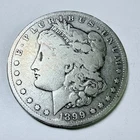 1899-O Morgan Silver Dollar $1 Coin - 90% Silver Very Good Condition #9403