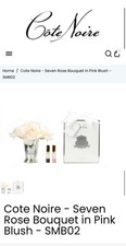 CÔTE NOIRE FLEURS PARFUMÉES Seven Rose Bouquet - Pink Blush