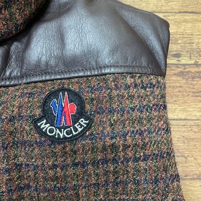 Moncler x Junya Watanabe MAN CDG Tweed Leather Down Puffer Vest