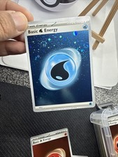 Pokemon Water Energy SVE 003 Scarlet & Violet 151 Cosmos Holo W1 (4* Swirls)