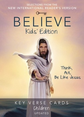 Believe Key Verse Cards: Children by Zondervan Publishing (English) Hardcover Bo