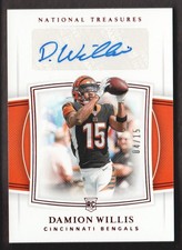 2019 National Treasures Football Trading Cards Red Jersey # Parallel: Pick List