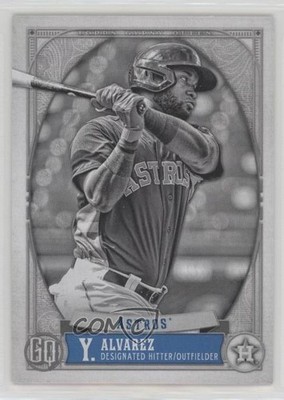 2021 Topps Gypsy Queen Black & White 4/50 Yordan Alvarez #58 2o7