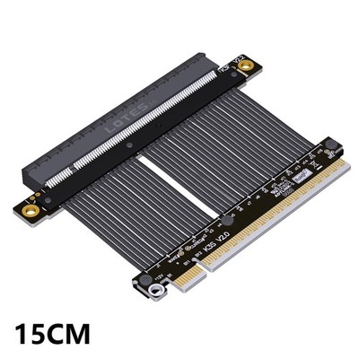 PCIe 5.0 x16 Gen5 High-Speed Flexible Cable Graphics Card GPU Extension Cable