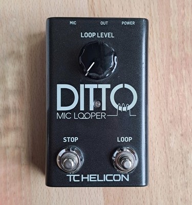 neuwertiger TC-Helicon Ditto Mic Looper mit Netzteil und Originalverpackung