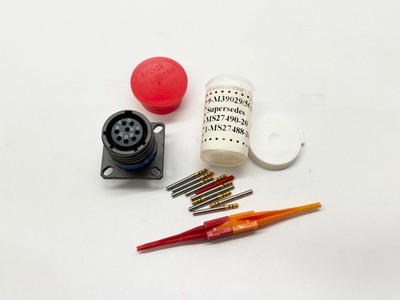 Amphenol D38999/20WC8SN MIL-DTL-38999 Series III Receptacle Connector Kit