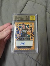 Wally Szczerbiak 2024-25 Panini Mosaic  Scripts Orange Fluorescent Auto /25 SSP 