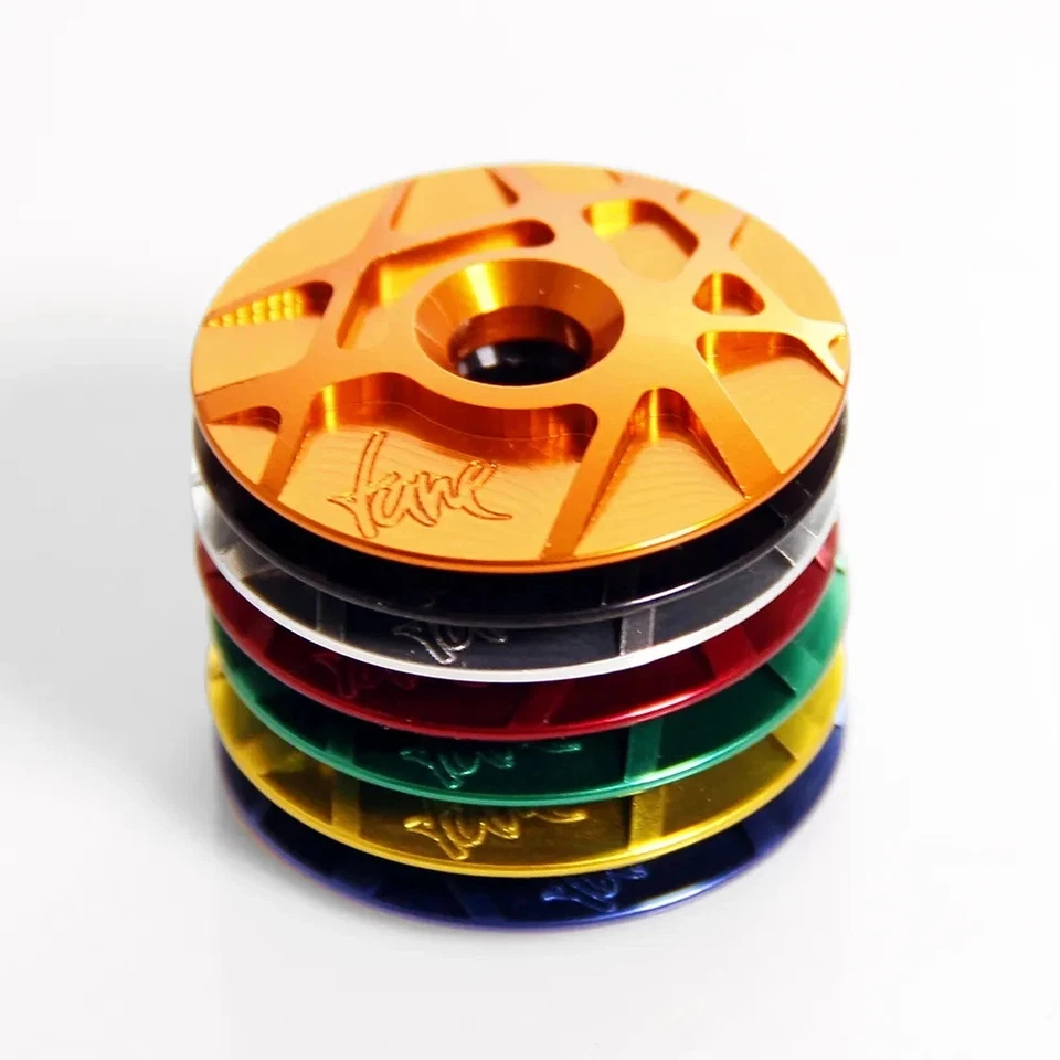 Aluminium Fahrrad-Headset-Vorbaukappe Bike MTB Rennrad CNC-gefräst - Bild 4 von 4