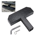Universal Hitch Climber Step Towing Bumper Guard Anti-Rust For 2" Cars Truck SUV