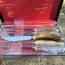 Hoffritz Germany Set Of 6 Steak Knives Vintage