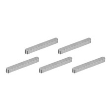 5Pcs Round Ended Feather Key, 5x5x45mm Carbon Steel Parallel Drive Shaft Keys