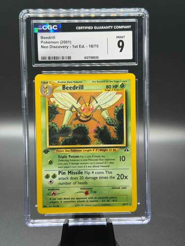 Beedrill (1st Edition) graded CGC 9 for sale on eBay