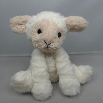 Jellycat - Fuddlewuddle Lamm - Baby Plüschtier Kuscheltier 4,5 Zoll nicht mehr produziert cremefarbenes Schaf winzig