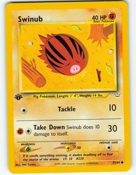 Swinub 57/64 Neo Revelation 1st Edition Common
