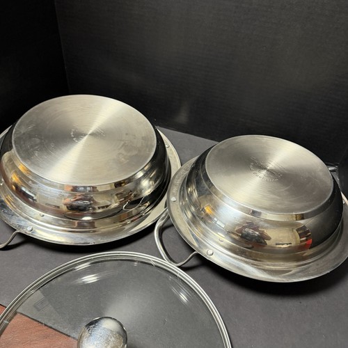 Wolfgang Puck Pentole Acciaio Inox BISTROT BUFFET 9" e 11" Cuocere e Servire - Foto 6 di 8