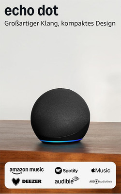 Echo Dot (Neueste Generation) | Smarter WLAN- Und Bluetooth-Lautsprecher Mit Ale