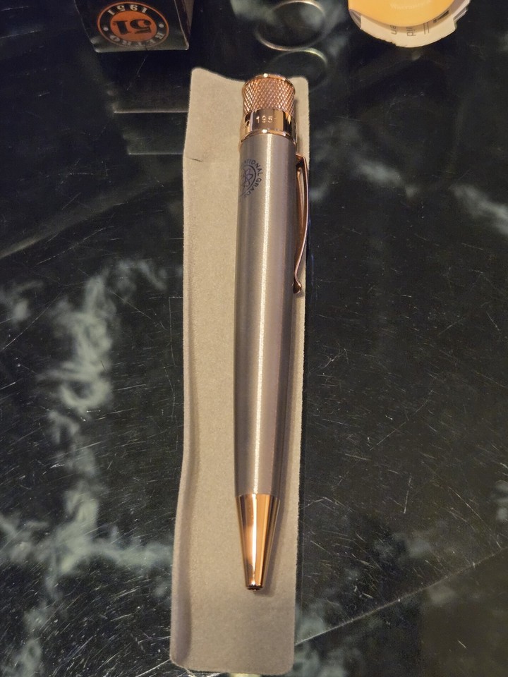 Retro 51 Tornado Stift & Bleistift Set – Edelstahl, Drehmechanik, Mit Radiergummi