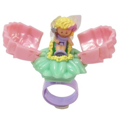 Polly Pocket 1993 RARE Secret Rose Fairy Ring Bluebird Toys COMPLETE