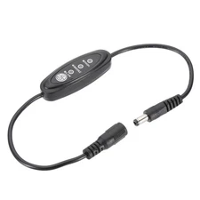 DC Extension Cable with 3 Position Switch, Female to Male Power Cord