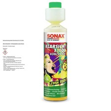 SONAX 250ml KLARSICHT 1:100 KONZENTRAT LEMON ROCKS SCHEIBENREINIGER WISCHWASSER