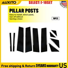 For Mazda 3 Axela 2014-2018 Door Trim Cover Kit Gloss Black Pillar Post 10-100x For Mazda 3 Axela 2014-2018 Door Trim Cover Kit Gloss Black Pillar Post 10-100x