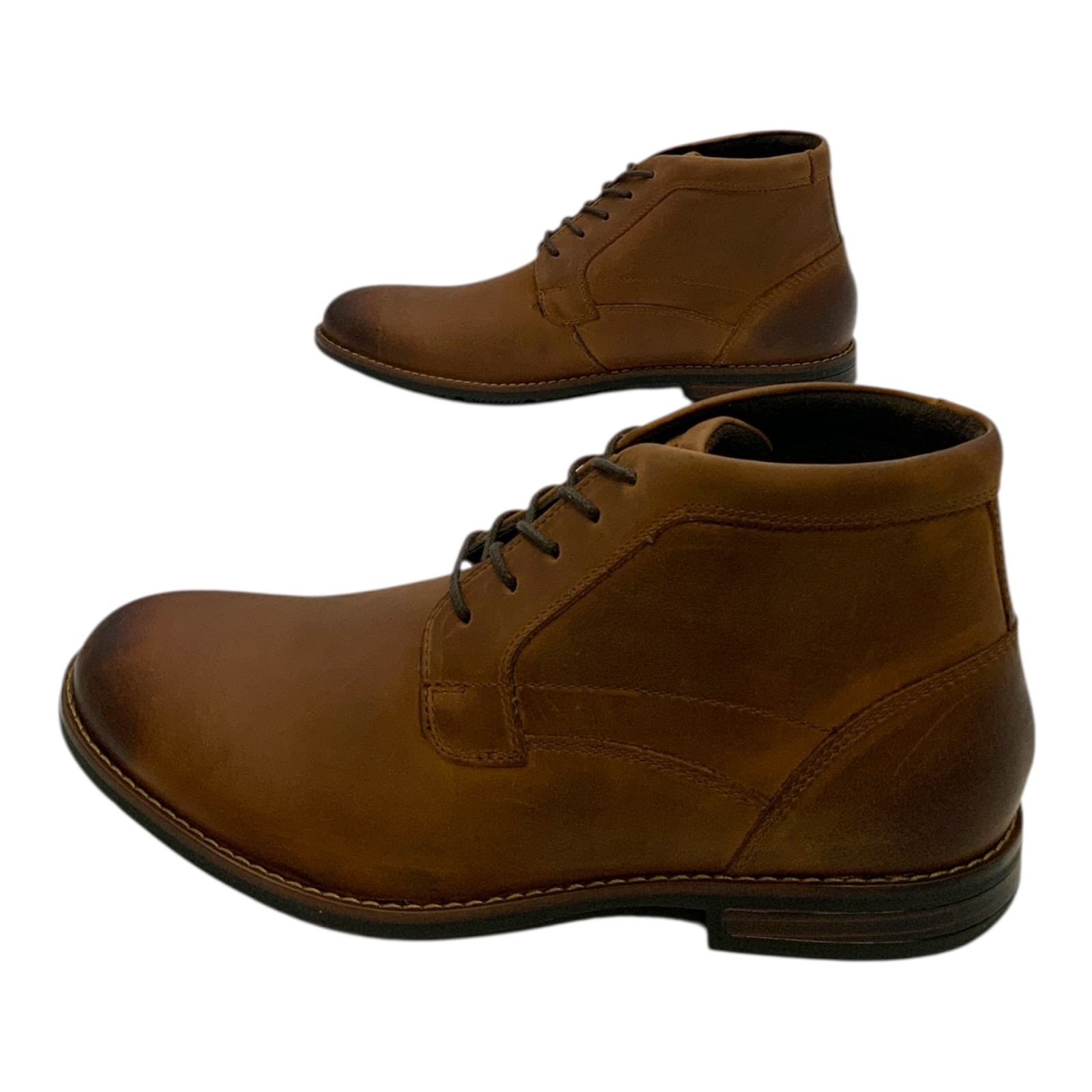 Rockport Dustyn Chukka Waterproof Boot Tan Leather US Mens 8W 14790₽