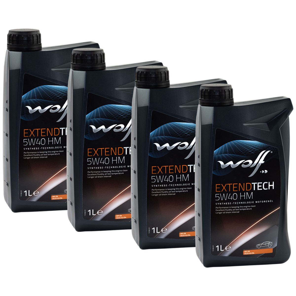120サイズセット ⑩ Motoröl megol Syntech Premium SAE 10W-40 Meguin 4 X 1 Liter