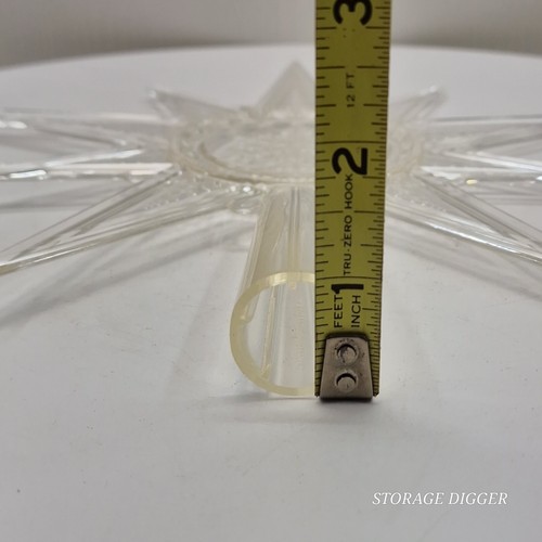 Vintage 1970’s Hallmark Cards Inc. Christmas Tree Topper Acrylic Star 9.75" Tall - Picture 12 of 13