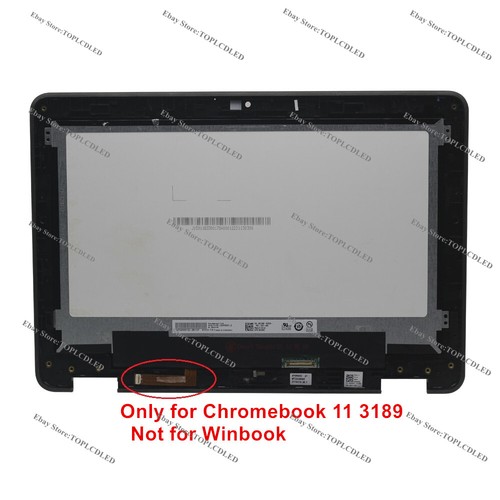 11.6" Dell Chromebook 11 3189 IPS HD LCD Display Touch Screen Digitizer Assembly - Picture 2 of 5