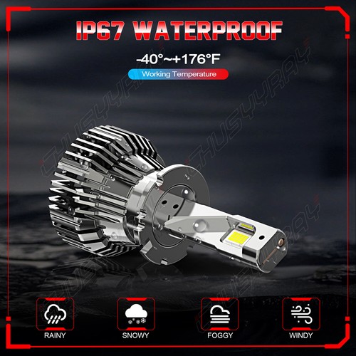 2pc LED White Headlight Bulbs For Nissan 350Z 2006 2007 2008 2009 High/Low Beam - Picture 20 of 20