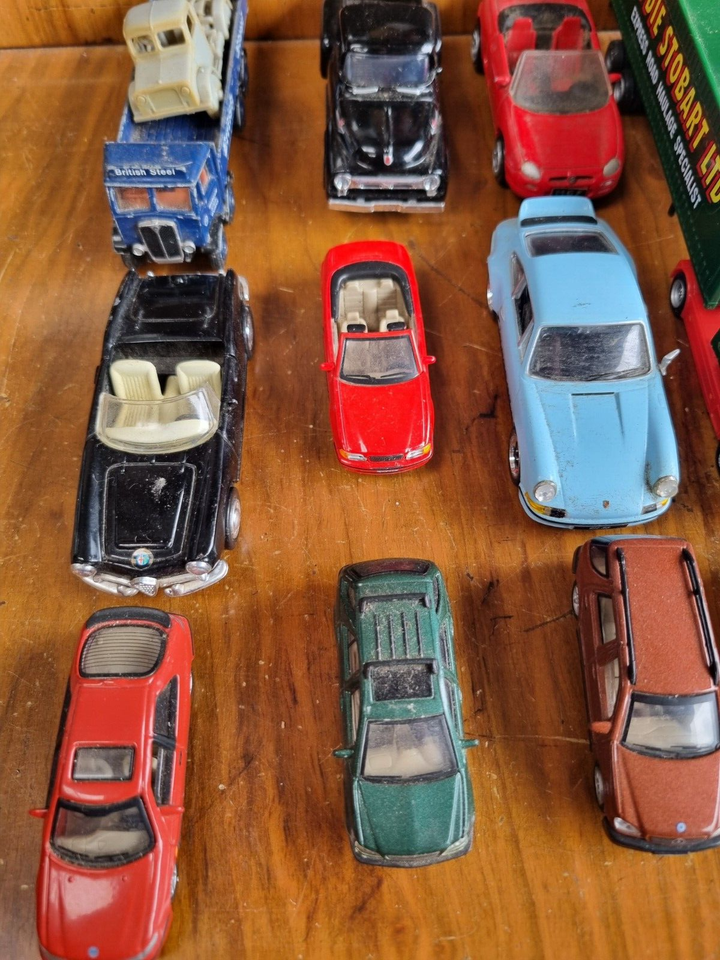 Job Lot Assorted Trucks & Cars Mercedes VW Porsche Stobart Scania