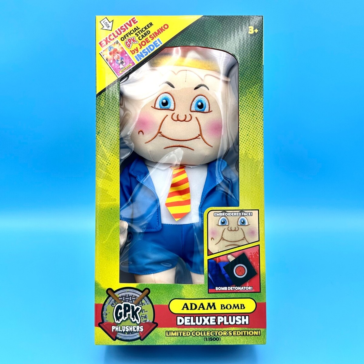 GPK ADAM BOMB Vinyl Figure ガーベッジペイルキッズ Rare GARBAGE PAIL KIDS - ADAM BOMB (Red) 4.75