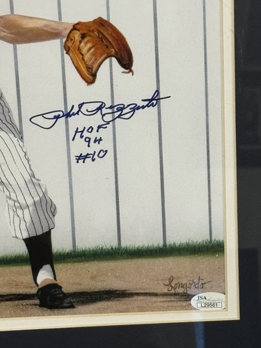 New York Yankees Phil Rizzuto signed Framed 11x14 photo w/ JSA - Picture 2 of 2