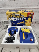 Nintendo 64 Pikachu Console Set Bundle Edition N64 Pokémon- TESTED & COMPLETE