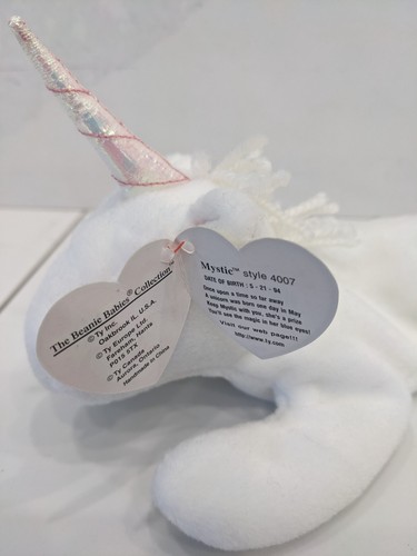 Mystic the Unicorn Beanie Baby | Mint Condition | #2 most valuable | 9 Errors | - Bild 3 von 5