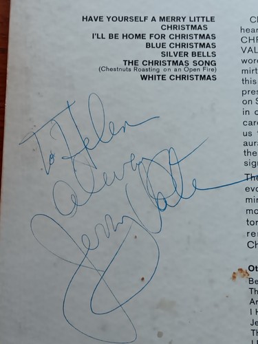 Stereo CS 9025 Jerry Vale "Christmas Greetings From" SIGNED Vinyl NM See Pics - Picture 2 of 6