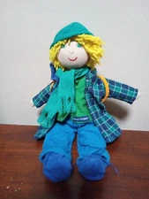 Furnis Spielwelt Cloth Doll Yarn Hair Soft Plush 13"